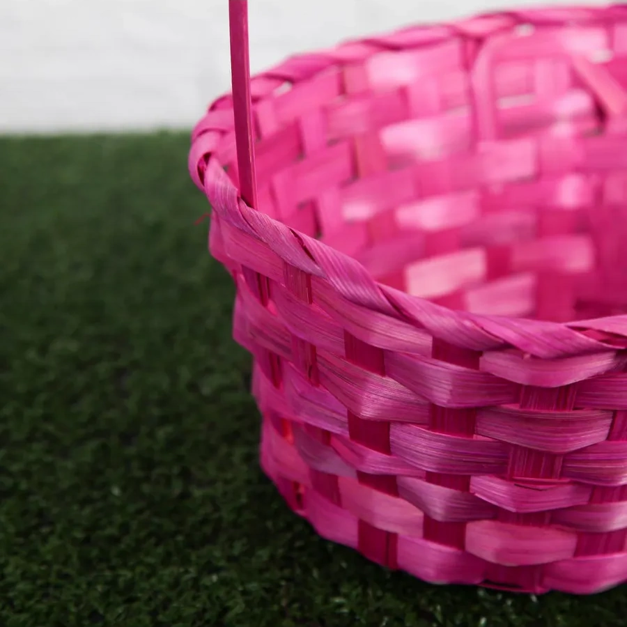 Simalend Örgü Sepeler Seti, Bambu, 3 Adet. 15542614 Pembe