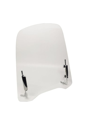 Motosiklet Ön Siperlik Camı Oval Model 58x45cm Scooter Model Cup Motor Siperlik Camı Çok Renkli