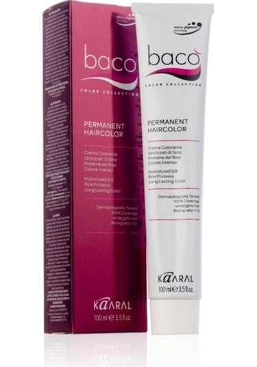 Baco Saç Boyası 8.01 Light Blonde Natural Ash 100Ml.