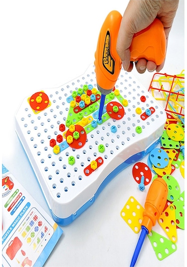 Creative Mosaic Eğitici 3D Matkaplı Yaratıcı Tamir Seti