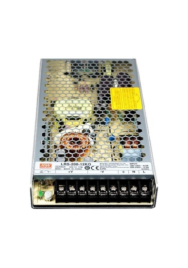 Mean Well Lrs-200-12ko 12vdc 17.0a 204w Güç Kaynağı Gri