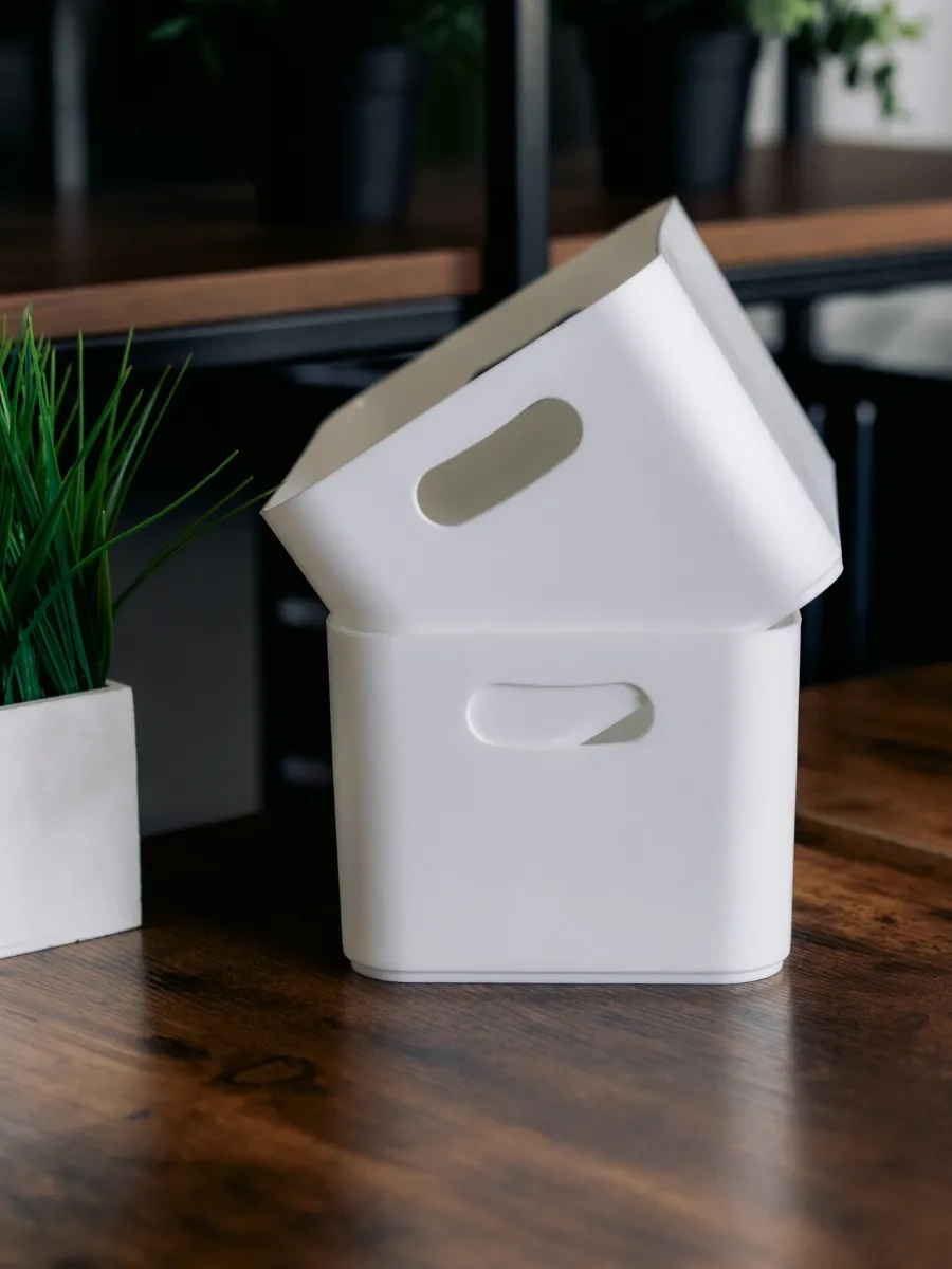 Berossı Beyaz Ve 2,4 Litrelik Depolama Sepeti Ve Düzenleyici Joy 132589003 Beyaz