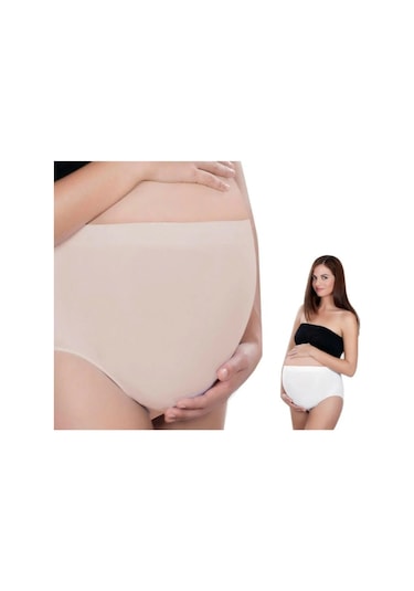 Babyjem Ten Rengi Dikişsiz Hamile Külotu S Beden