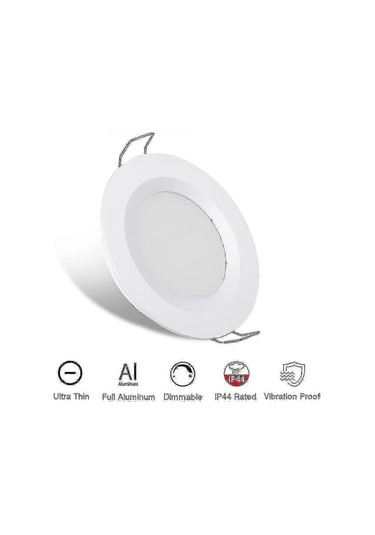 Karavan Ve Tekne İçin 12v 4x 3w 3200k Kısılabilir Tam Alüminyum Gömme Led Tavan Aydınlatmaları Diğer