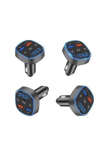 Artfulabode Verici Sones Siyah Şarj Qc3.0 Mp3 Hızlı Fm Çalar Bluetooth Araba Araba Dl