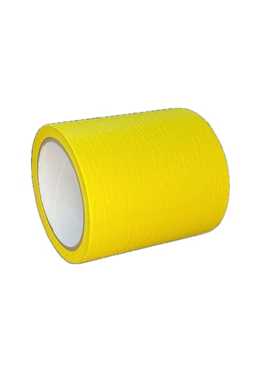 Maskeleme Kağıt Bant Geniş Taban Bandı 100mmx20mt Sarı