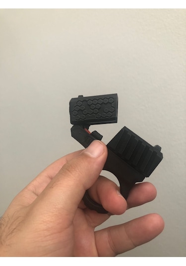 Gun Toy Fidget Spinner Stres Çarkı 3d