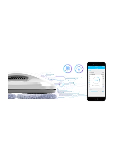 Hobot R3 Dual Sprey Özellikli Cam Temizleme Fayans Silme Robotu