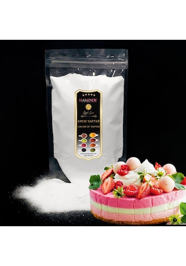 Hanzade Bitkisel Krem Tartar Potasyum Bitartarat 500 G