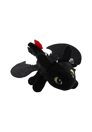 Geeksen Siyah 35cm Kuyruk Askılıklı Pilli Kuyruk Aksesuarı, Uçan Kanatlı Kedi Figürü, Araba Tavan Dekorasyonu