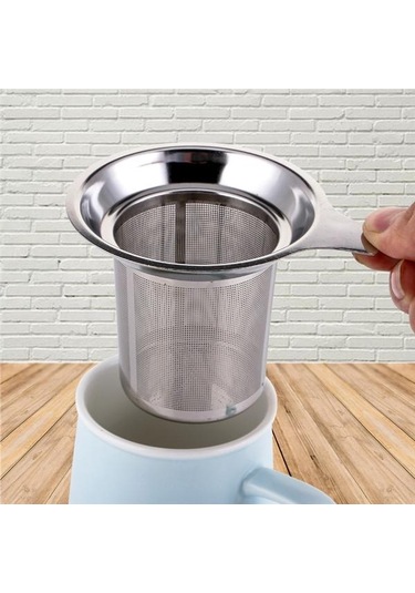 Jms Paslanmaz Çelik Hasır Demlik Çay Süzgeci Çaydanlık Drinkware Mutfak