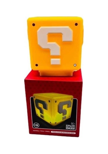 Fastbuy Lucky Power Mario Led Gece Lambası, Çok Renkli Sesli, Obtbg8, Renk Değişim Çok Renkli