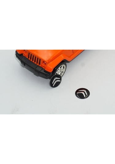 Citroen Oto Anahtar 3M Metal Alaşım Logo 2Li Set
