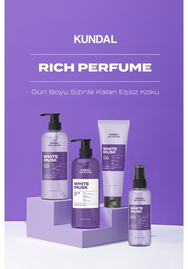 Kundal Rich Perfume Body Wash White Musk Amber 500 ML