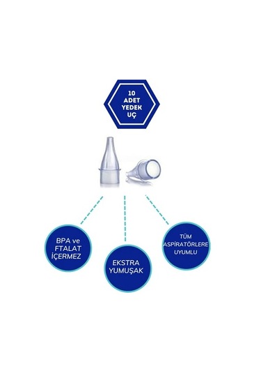 Wohler Nazal Burun Aspiratörü Yedek Uç 10 'lu ( Otribebe Uyumlu )