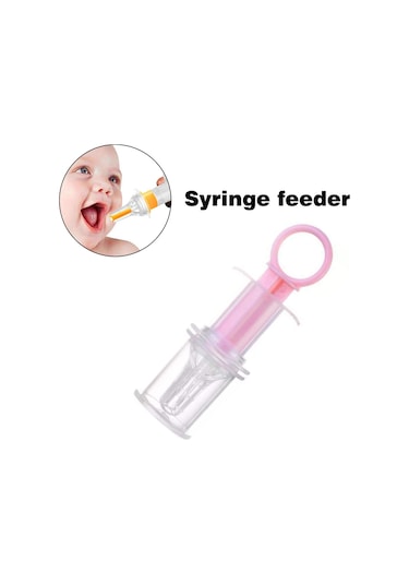 Springsun Bebek İlaç Şırıngası - Yumuşak Silikon Emzikli, 10ml Kapasiteli, Doğru Dozaj İçin Dereceli