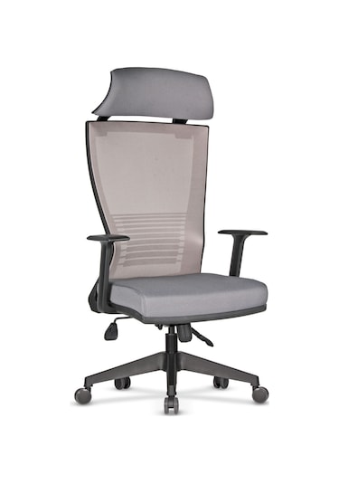 Uzayofismobilyaları Uzay Ofis Rosetta Fileli Müdür Koltuğu - Gri