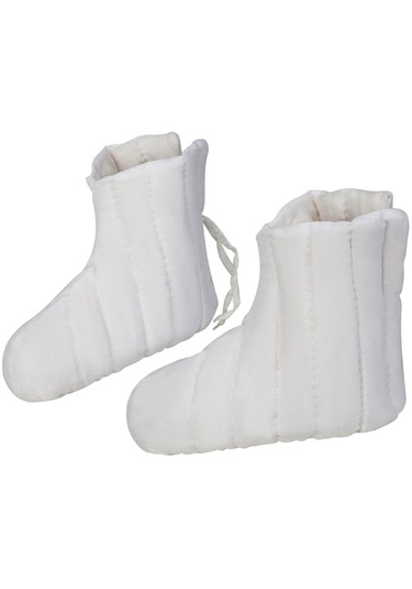Suntek 2x Kış Sıcak Tutan Çoraplar Madenci Çorap Yumuşak Beyaz