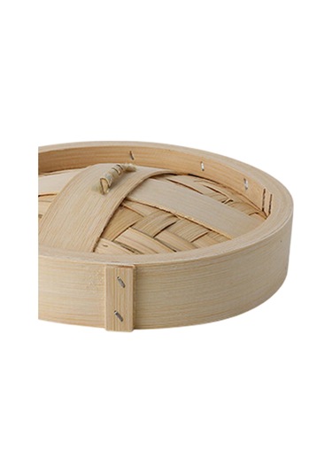 Homyl Bambu Vapur El Yapımı Yuvarlak Sum & Bun Vapuru 18cm