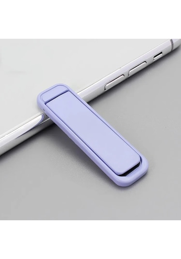 Goldenqian Cep Telefonu Kickstand Evrensel Dikey Yatay Standı Ayarlanabilir Mini Katlanır Masa Dağı Tutucu İphone Samsung Light Purple Light Purple