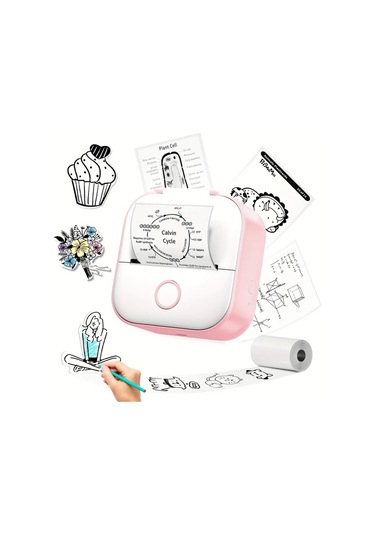 Gateesat Phomemo T02 Yeşil Mini Fotokopi Kablosuz Yazıcı Ev Ofis Okul