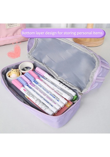 Ww 5 Katlı Büyük Kapasiteli Kalem Kutusu-Mavi