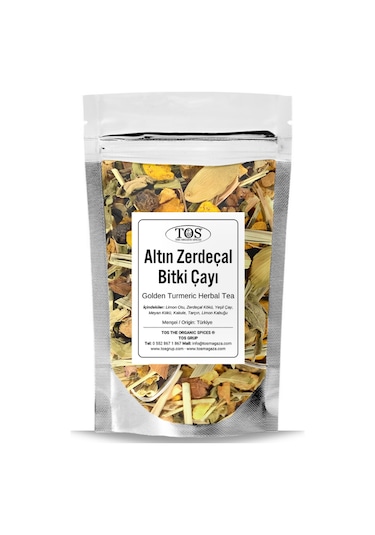 Tos The Organic Spices Altın Zerdeçal Bitki Çayı 40 G