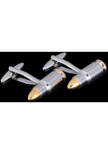 Suntek Erkek Kol Düğmeleri Komik Kol Düğmeleri Gümüş Takı Gümüş - Altın