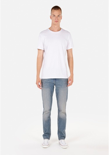 Colins 044 Karl Normal Kesim Düşük Bel Düz Paça Mavi Erkek Pantolon Cl1071559 Denim