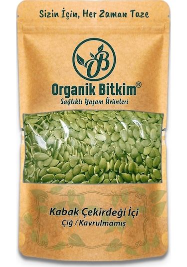 Organik Bitkim Kabak Çekirdeği İçi Çiğ 500 G
