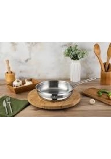 20 Cm Çelik Tava 1,30lt Gri