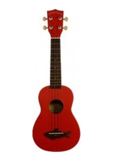 Kala Makala Shark Soprano Ukulele Kırmızı
