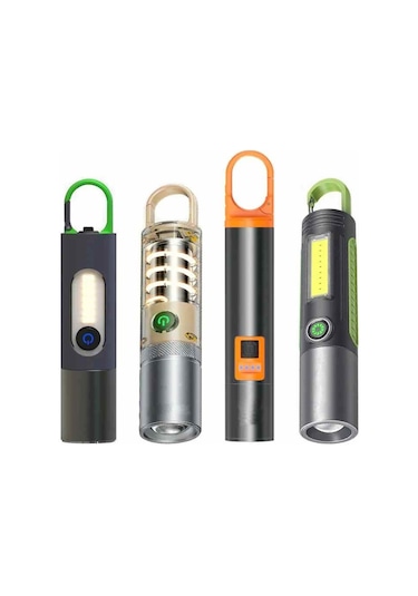 Kensun Yy-024 Şarj Edilebilir Askılı 30w P50 Led Kamp Işığı Çok Renkli