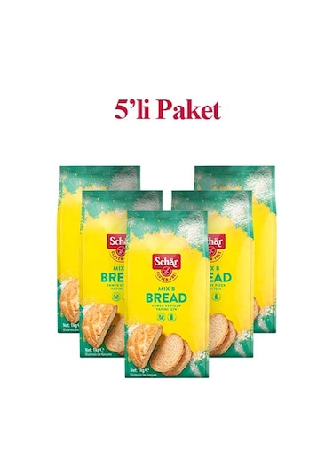 Schar Mix B Glutensiz Ekmek Unu 5 x 1 KG