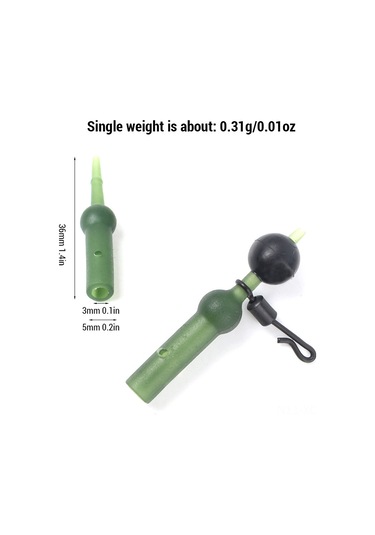 Konesam 25 Adet Sahte Balık Tüpü, Güvenlik Çivi, Boncuk, Döndürücü Ve Yumuşak Tüp Seti - Sahte Balık Rigleri İçin Gerekli Oltı Aksesuarları