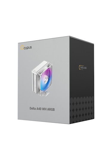 Delta A40 Beyaz Argb 120 Mm Intel 1700p/1851p -amd Uyumlu Hava Soğutucu