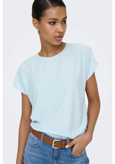 Only Bayan T Shirt 15368563 Açık Mavi