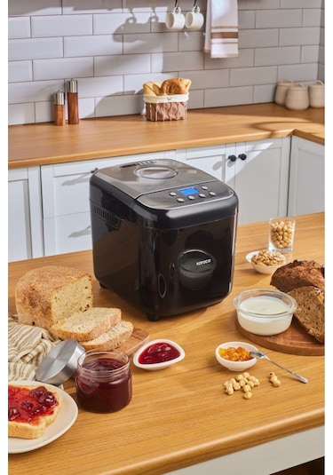 Karaca Bake Compact 19 in 1 Çok Fonksiyonlu Reçel - Yoğurt - Hamur Yoğurma ve Ekmek Yapma Makinesi