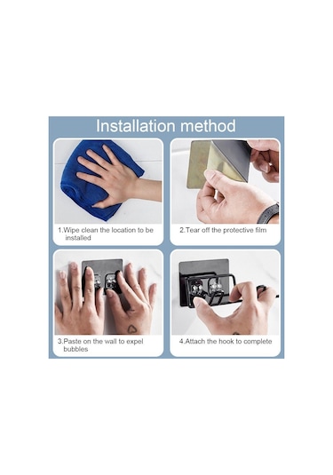 Şeffaf Saç Kurutma Makinesi Tutucu Raf Duvara Monte Saç Düzleştirici Kurutma Makinesi Tutucular Banyo Organizatör Depolama Rafı Şeffaf