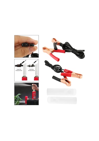 Otomatik Yakıt Enjektör Memesi Yıkama Temizleyici Adaptörü Dıy Temizleme Aracı Evrensel Araç Kiti Seti Evrensel