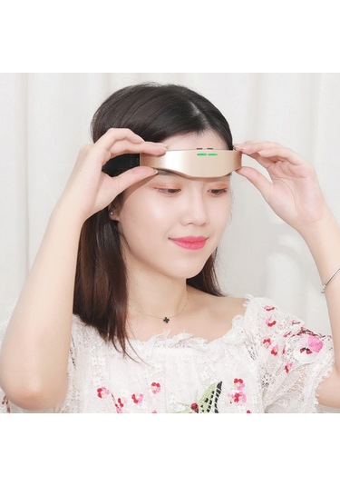 Butu Baş Masajı Kablosuz Mikro Akım Akıllı Ems Uyuyan Altın