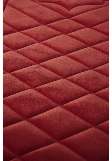 Kırmızı Kapitone Dolgulu Lüks Seccade 65x115 Cm