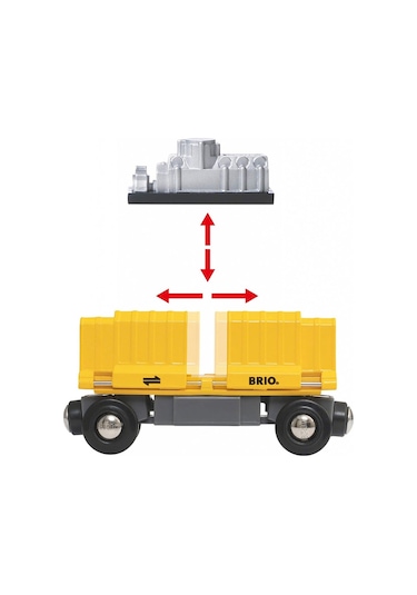 Brio World 3 Vagonlu Kargo Treni 33982