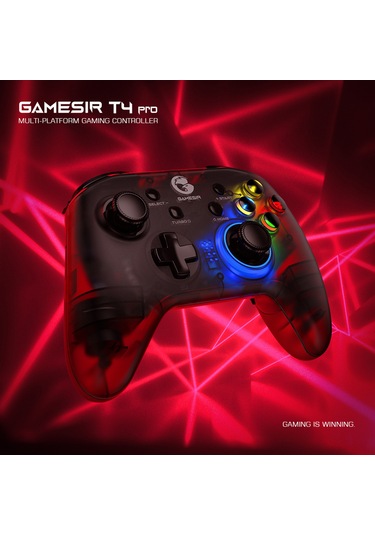 Xindoker Gamesir T4 Pro Rgb Işıklı Oyun Kolu - Windows/android/ios/switch Uyumlu, Programlanabilir Tuşlar, Mfi Oyun Desteği