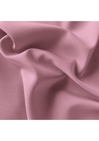 Tekli Kadife Dokulu Kırlent Kılıfı Pembe-2503 001