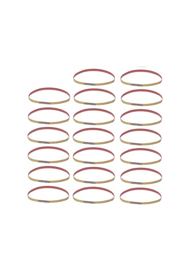 Ximistore9 20 Adet 330x10mm 80 Zımpara Bandı, Zımpara Makinesi İçin Değiştirme Aracı, Dayanıklı Ve Homojen Zımparalama