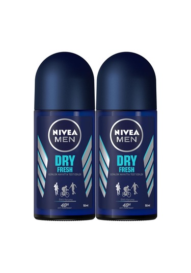 Nivea Men Dry Fresh Roll-On Deodorant 2 x 50 ML