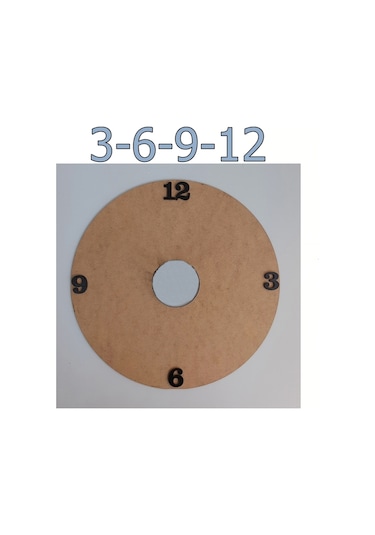 Duvar Saati Ahşap Rakamları Ahşap Saat Rakamı Saat Malzemeleri Ahşap