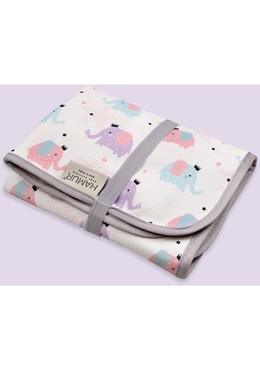 Anne Bebek Bakım Örtüsü Yenidoğan Alt Açma Değiştirme Elephant Organizer Pedi Minderi Çift Taraflı