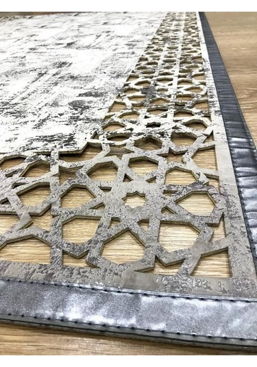 Hoom Rugs Deri Halı 04 Vizon Bronz Dekoratif Deri Halı